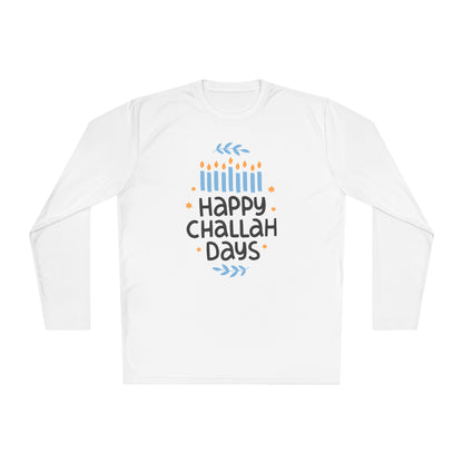 Happy Challah Days Adult Long Sleeve Tee