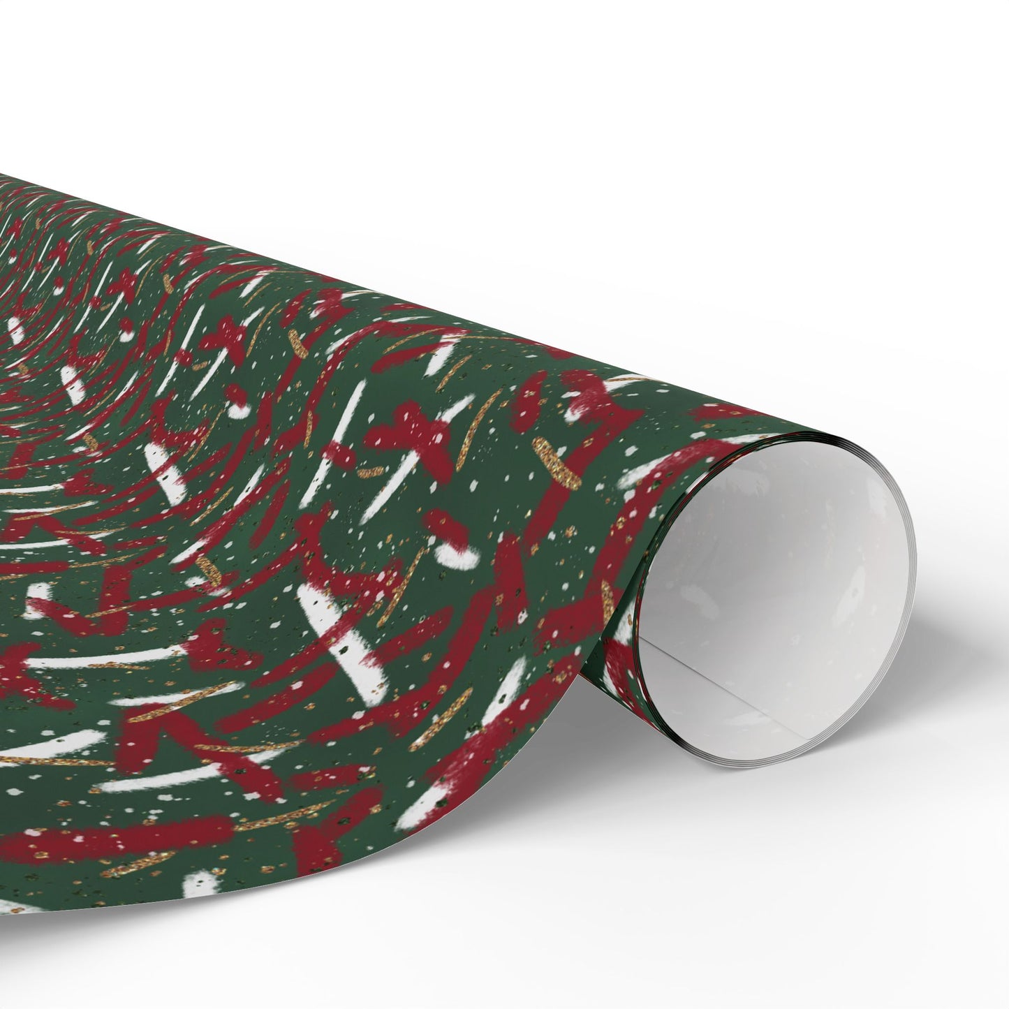 Holiday Brushstrokes Wrapping Paper