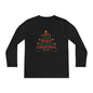 Joy Love Peace Believe Christmas Youth Long Sleeve Tee