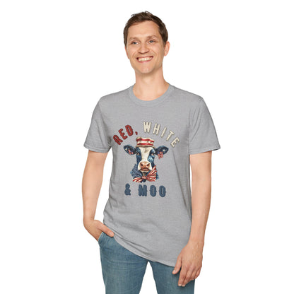 Red, White, & Moo T-shirt