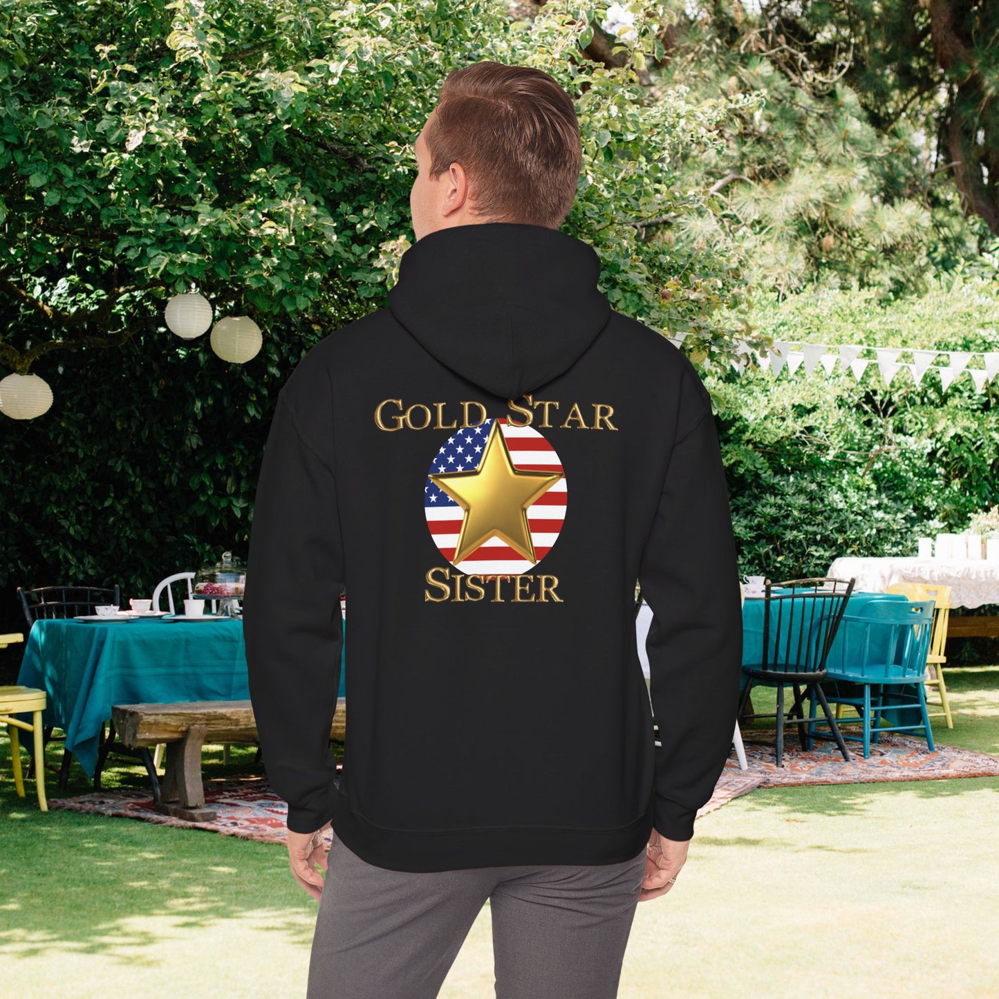 Gold Star Sister Heavy Blend™ Hooded Sweatshirt