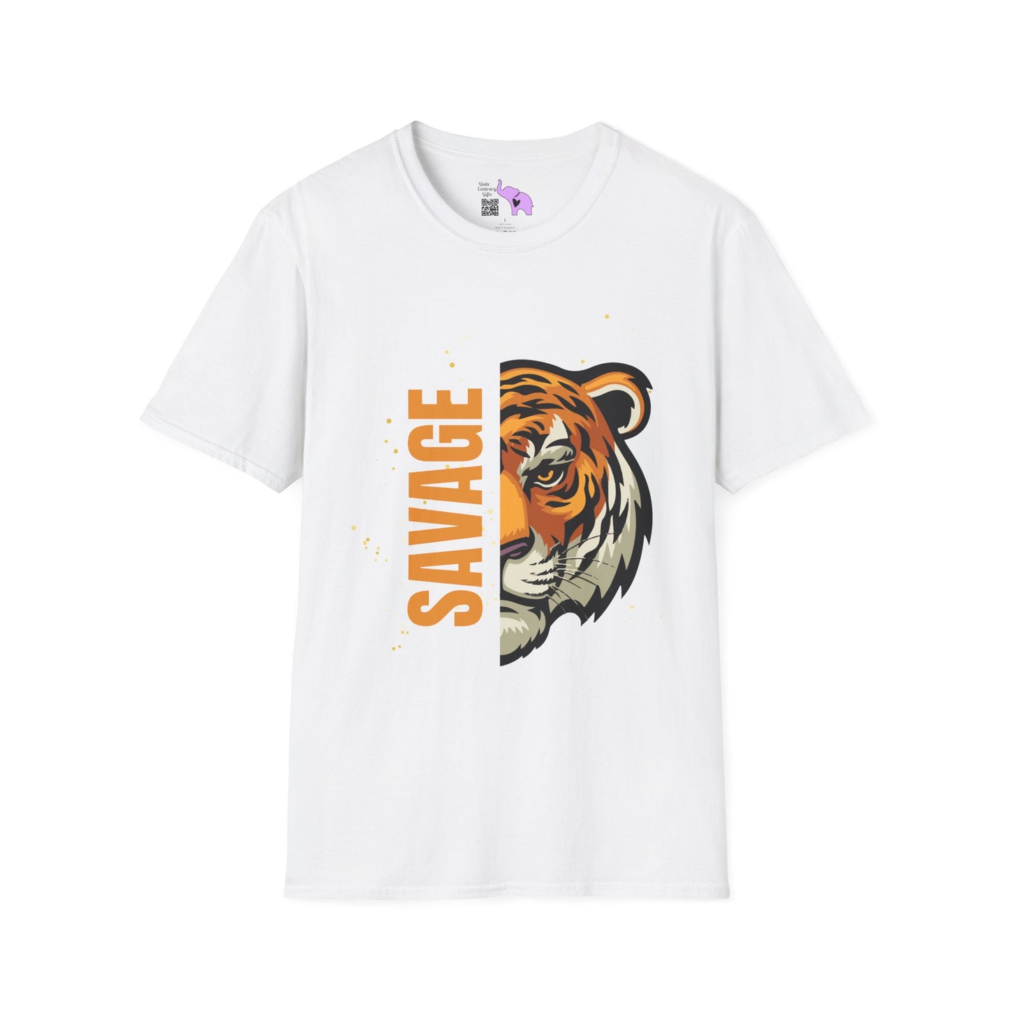 Savage Tiger Adult T-shirt