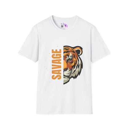 Savage Tiger Adult T-shirt