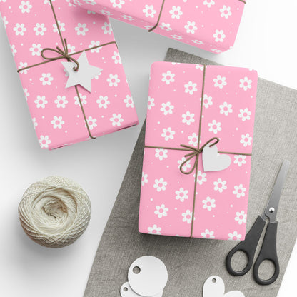 Pretty Petals & Dots Wrapping Paper