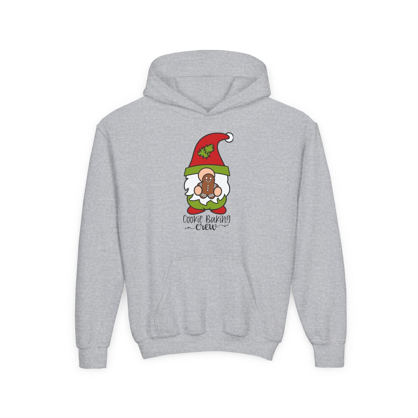 Cookie Baking Crew Gnome Youth Hoodie