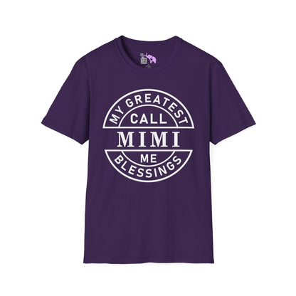 My Greatest Blessings Call Me Mimi Adult T-shirt