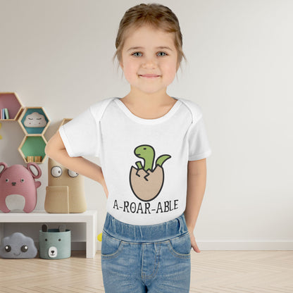 A-Roar-Able Baby Rib Bodysuit