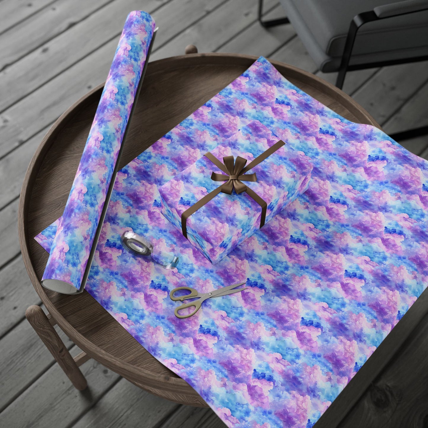 Pastel Clouds Wrapping Paper