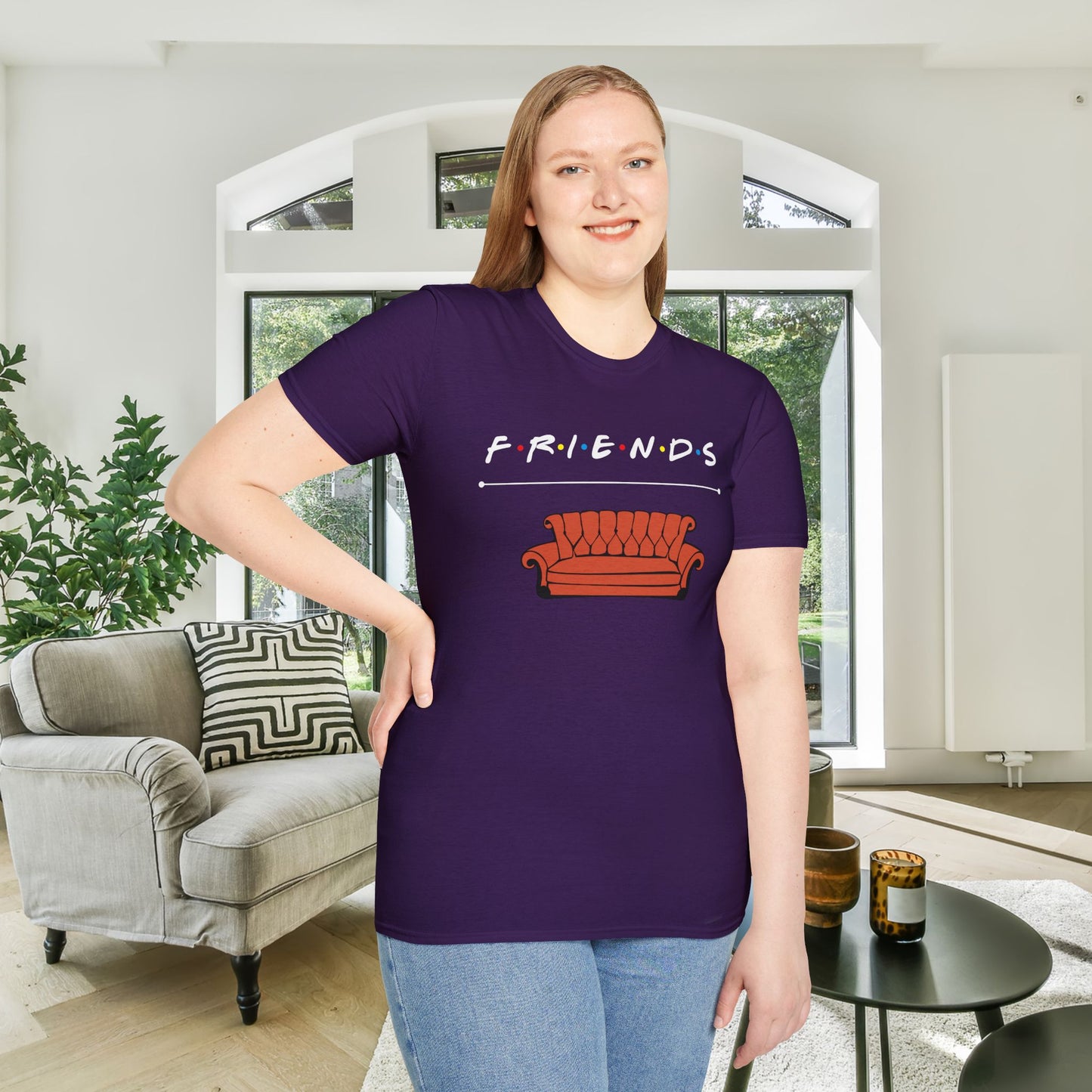 Friends Couch Adult T-shirt