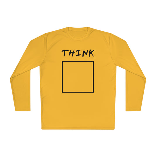 Think (Outside The Box) Unisex Lightweight Long Sleeve Tee