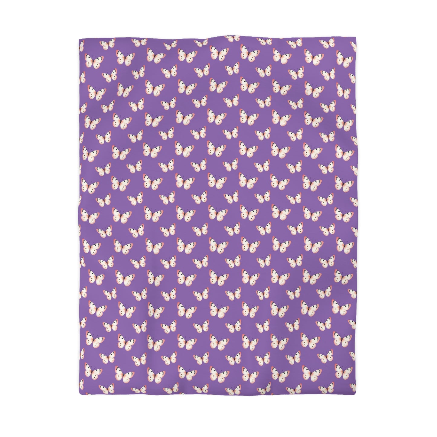 Lavender Flutter Microfiber Duvet Cover