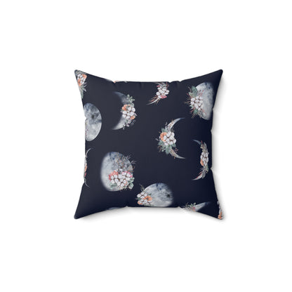Lunar Garden Throw Pillow