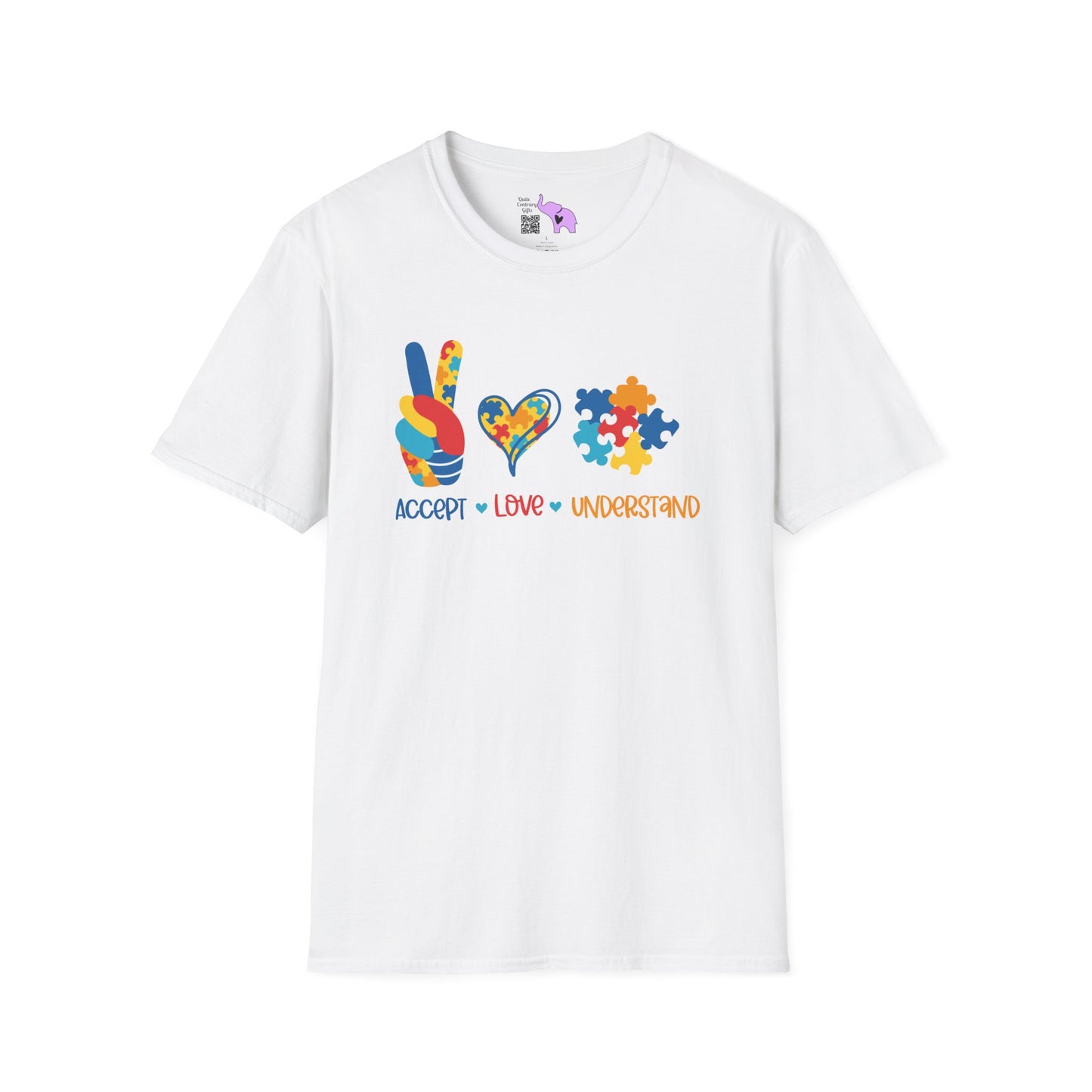 Accept Love Understand Autism Awarness Adult T-shirt