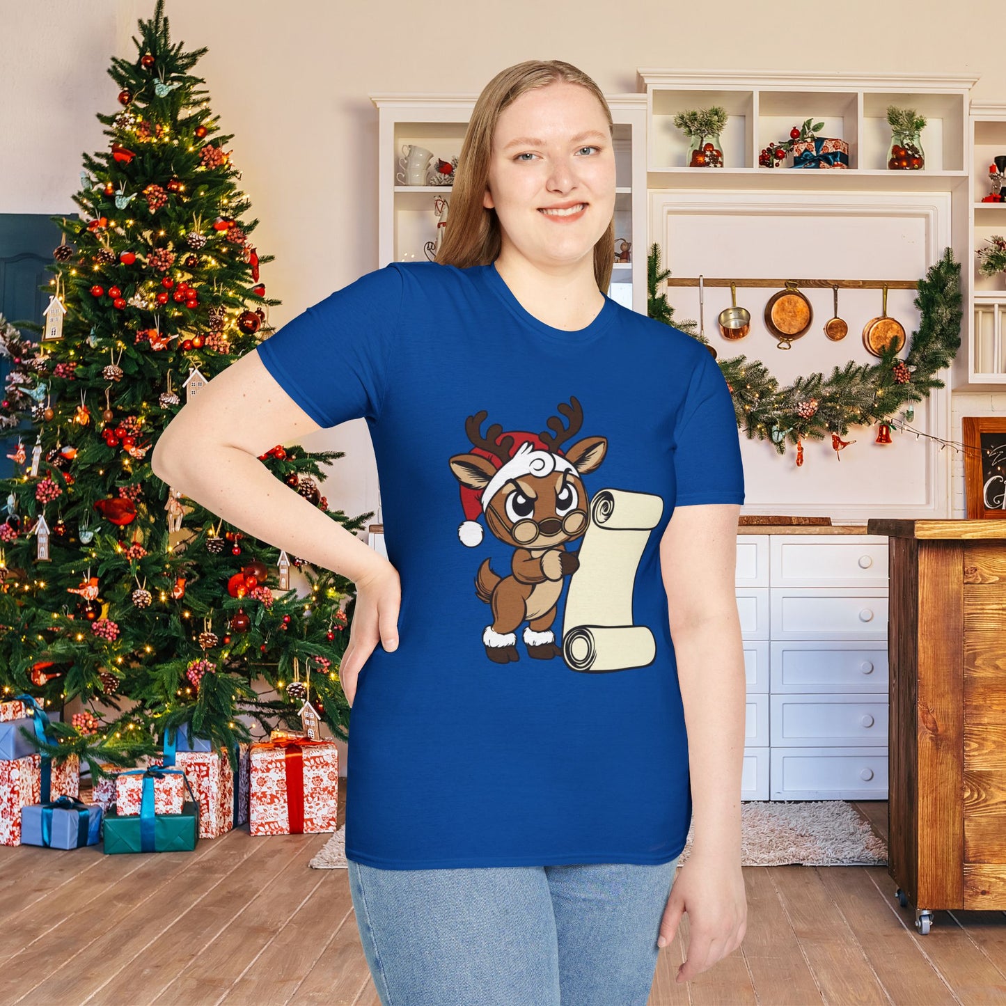 Reindeer Claus Adult T-shirt