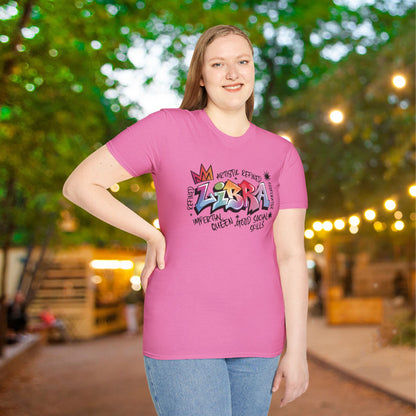 Libra Street Art Adult T-shirt