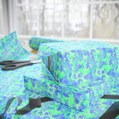 Glacier Grove Camo Wrapping Paper
