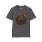 Creepy Black Cat 8 Adult T-shirt