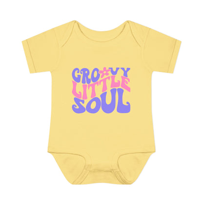 Groovy Little Soul Infant Baby Rib Bodysuit