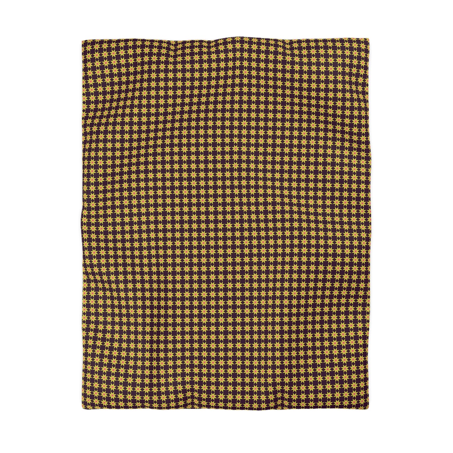 Golden Radiance Microfiber Duvet Cover