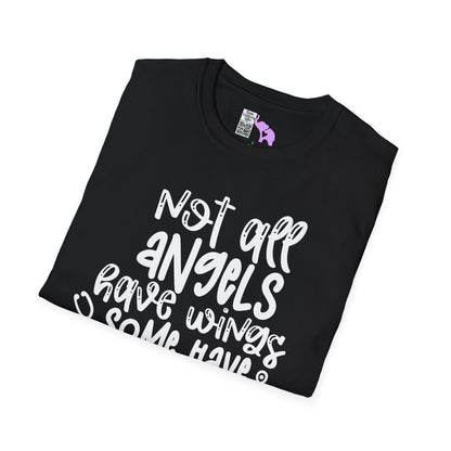 Not All Angels Wear Capes Some Wear Stethoscopes Adult T-shirt