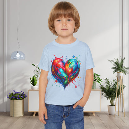 Love in Full Color Heavy Cotton™ Toddler T-shirt
