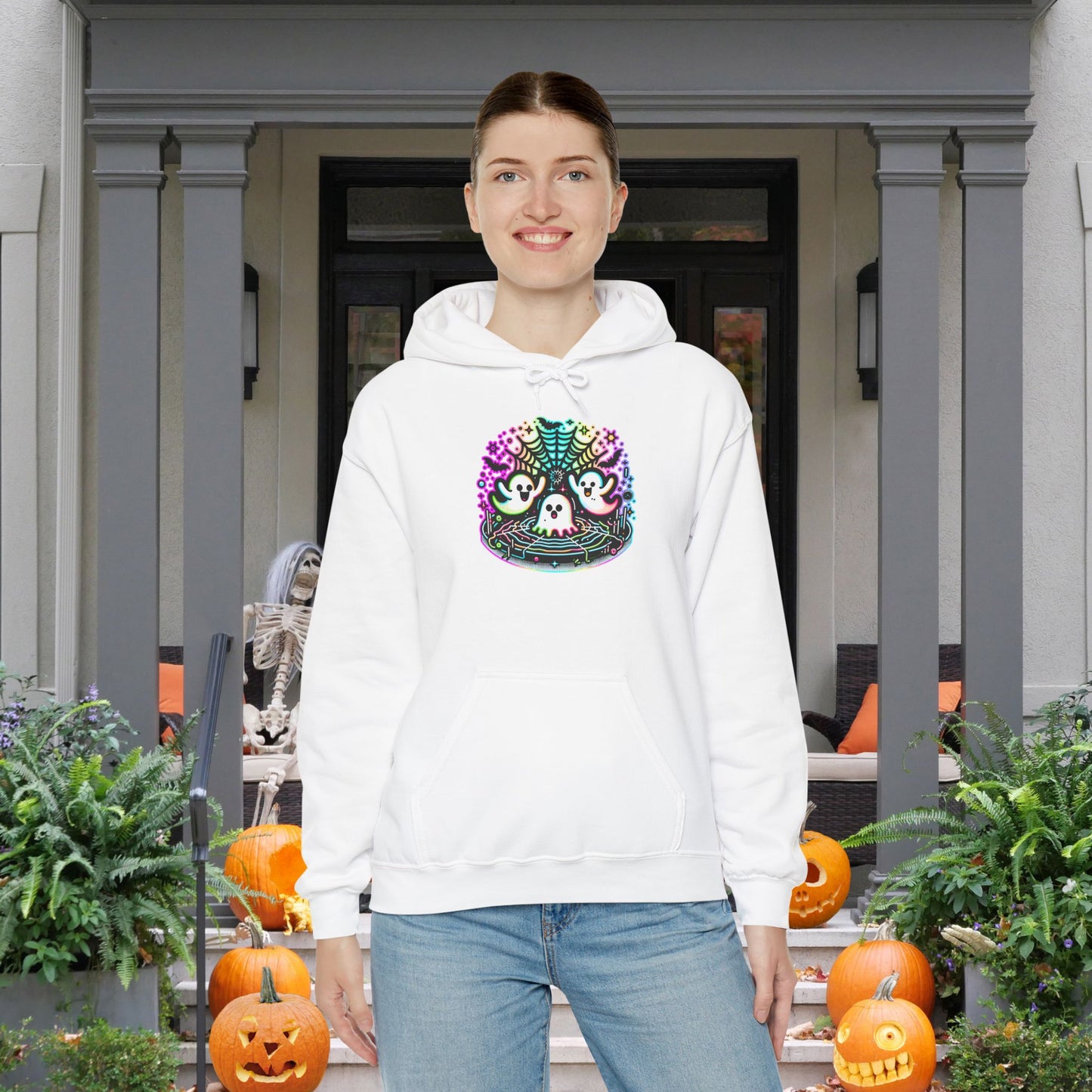 Neon Boo Heavy Blend™ Hooded Sweatshirt