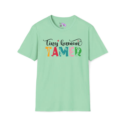 Tiny Human Tamer (Teacher) Adult T-shirt