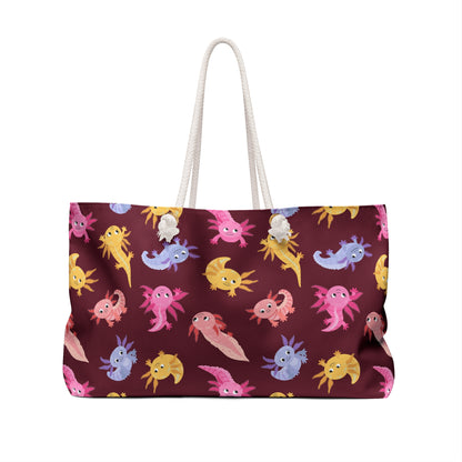 Crimson Axolotls Weekender Bag