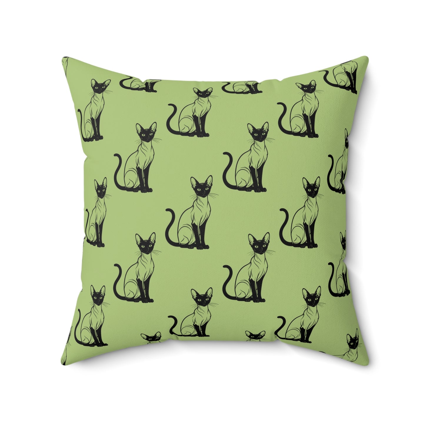 Siamese Charm – Sage Garden Throw Pillow