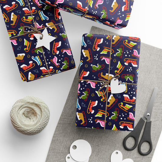 Sleigh All Day Wrapping Paper