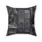 Gargoyle Vigil Throw Pillow