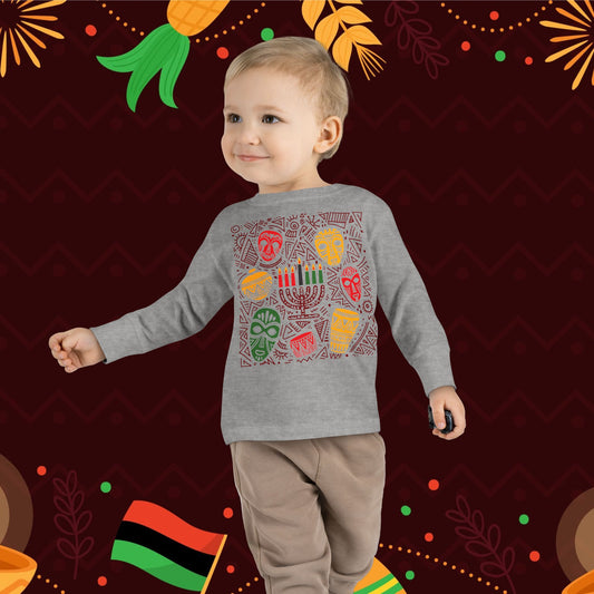Kwanzaa Traditions Toddler Long Sleeve Tee