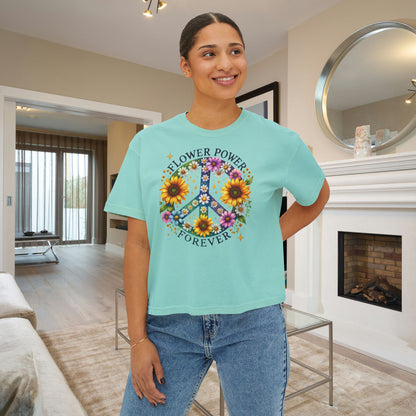 Flower Power Forever Women's Boxy Tee