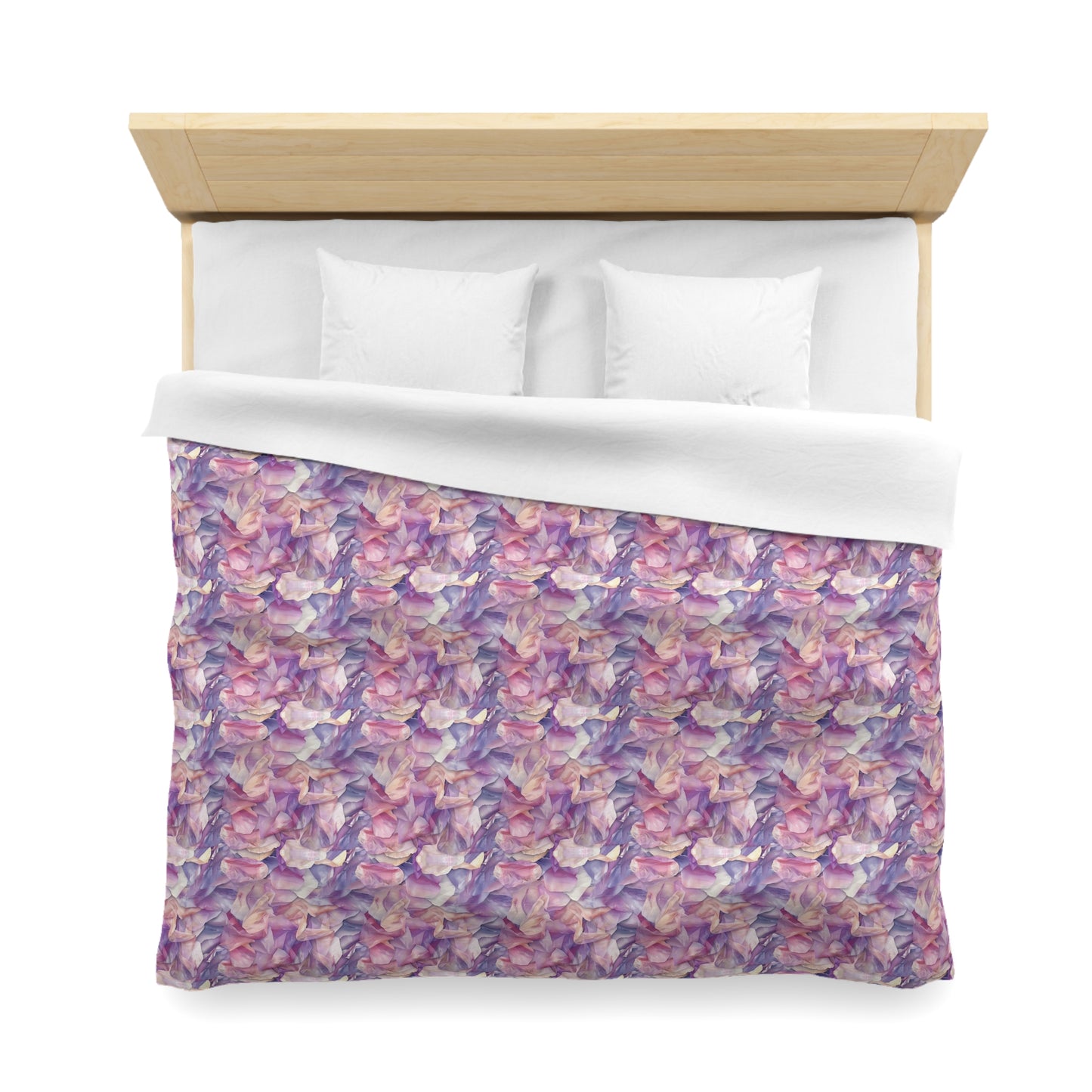 Ethereal Bloomscape Microfiber Duvet Cover