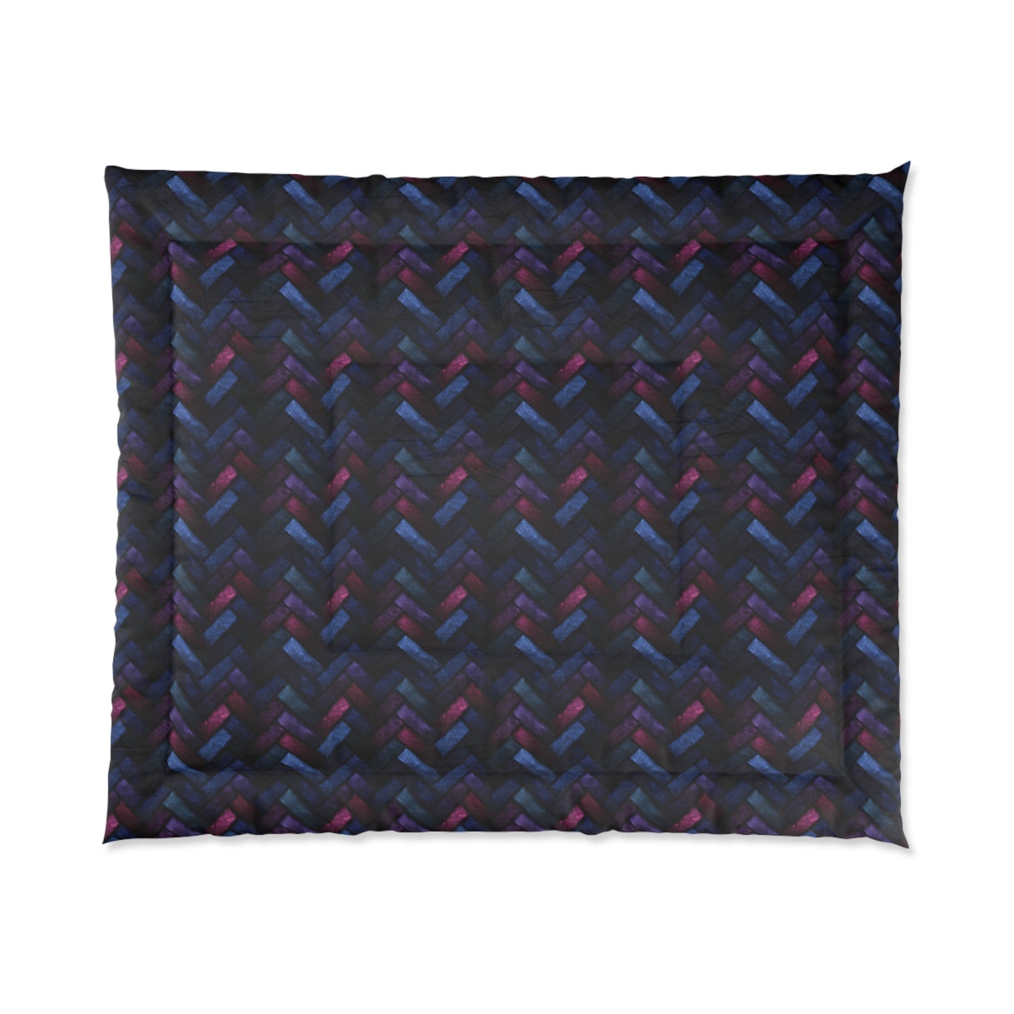 Velvet Angles Print Basic Bedding Set