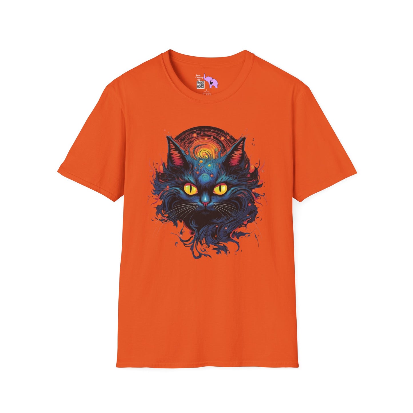 Creepy Black Cats 12 Adult T-shirt