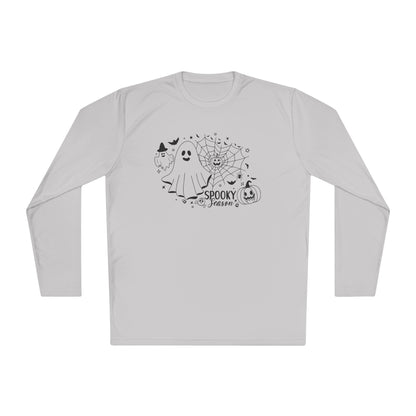 Spooky Season (Ghosts & Spider Webs) Adult Long Sleeve Tee