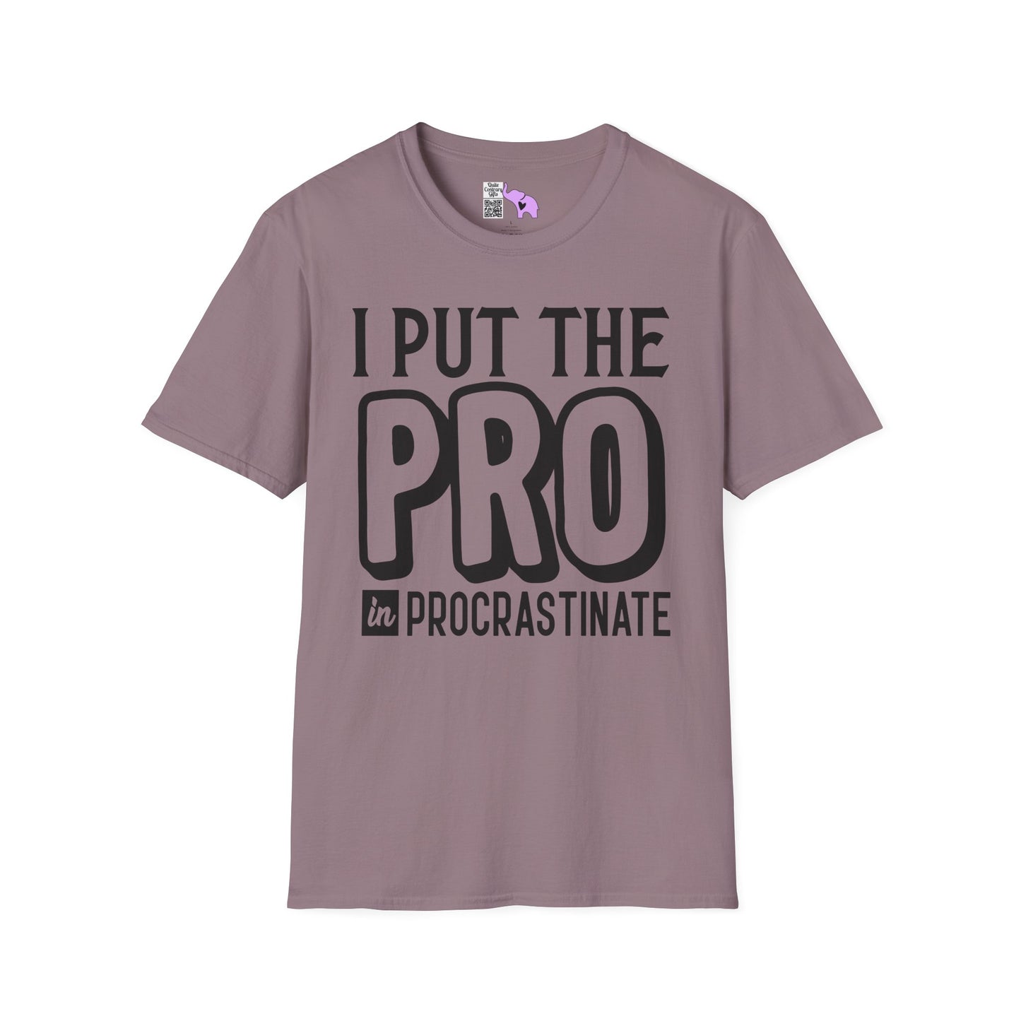 I Put The Pro in Procrastinate Adult T-shirt