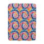 Retro Vortex Sherpa Fleece Blanket