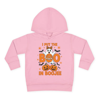I Put the Boo in Boojee Toddler Hoodie