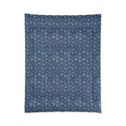 Blue Hexagons Comforter