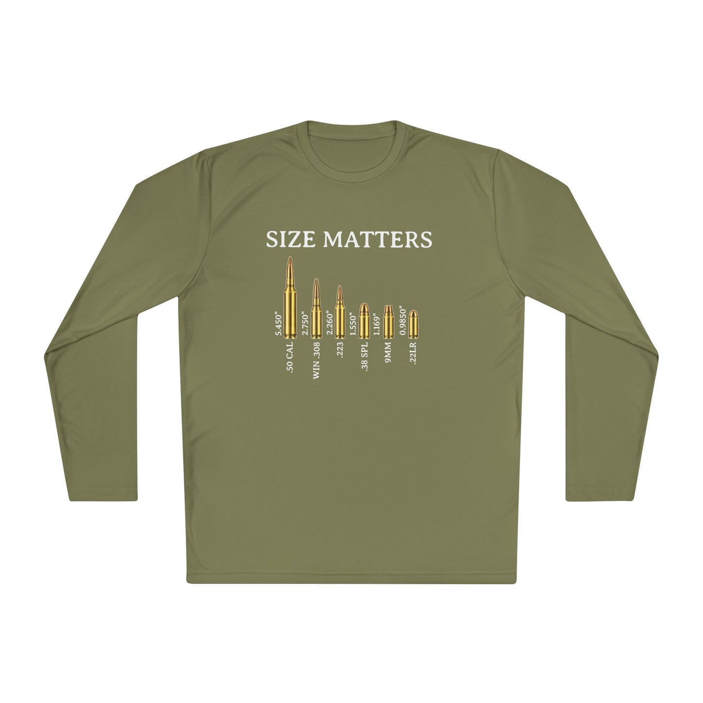 Size Matters (Ammo) Adult Long Sleeve Tee