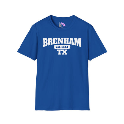 Brenham Tx Est. 1844 Adult T-shirt