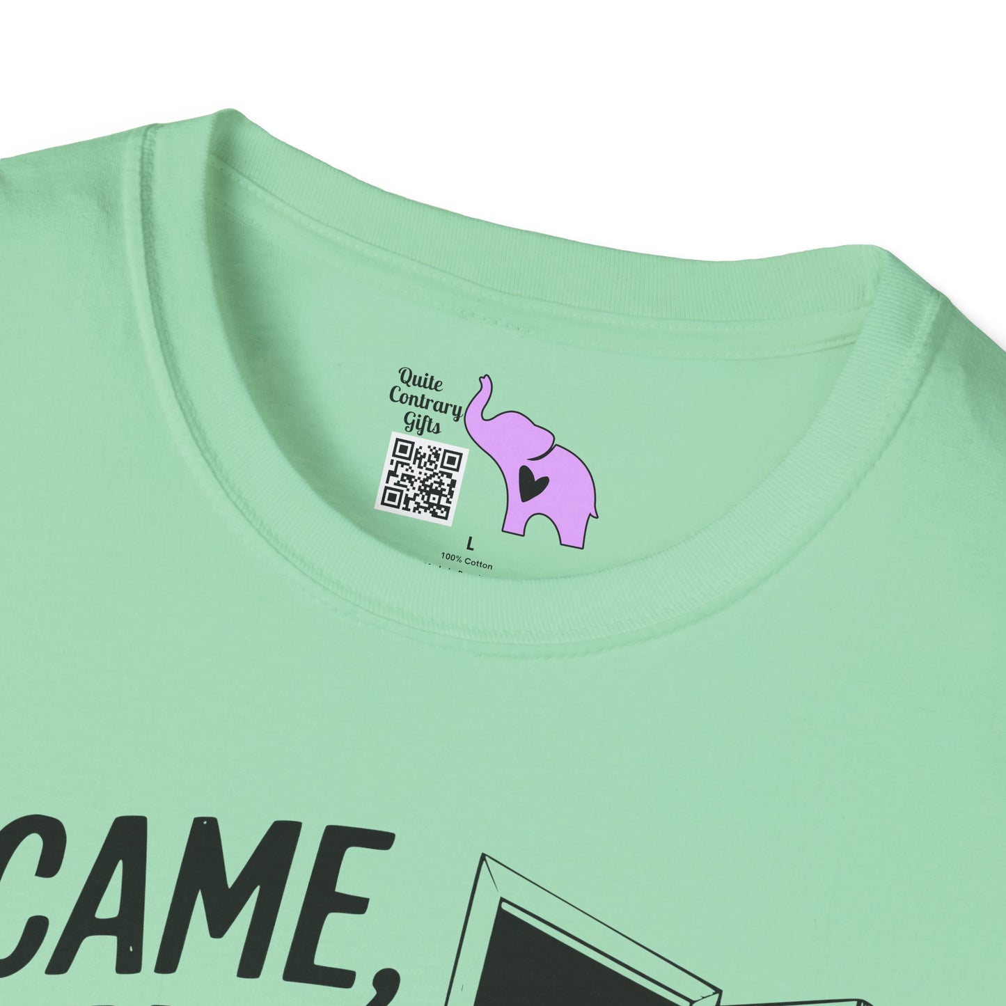 I Came I Saw I Had Anxiety So I Left Adult T-shirt