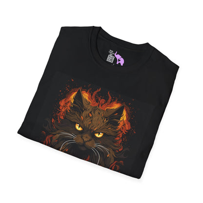Creepy Black Cats 8 Adult T-shirt