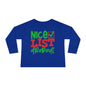 Nice List Dropout Toddler Long Sleeve Tee