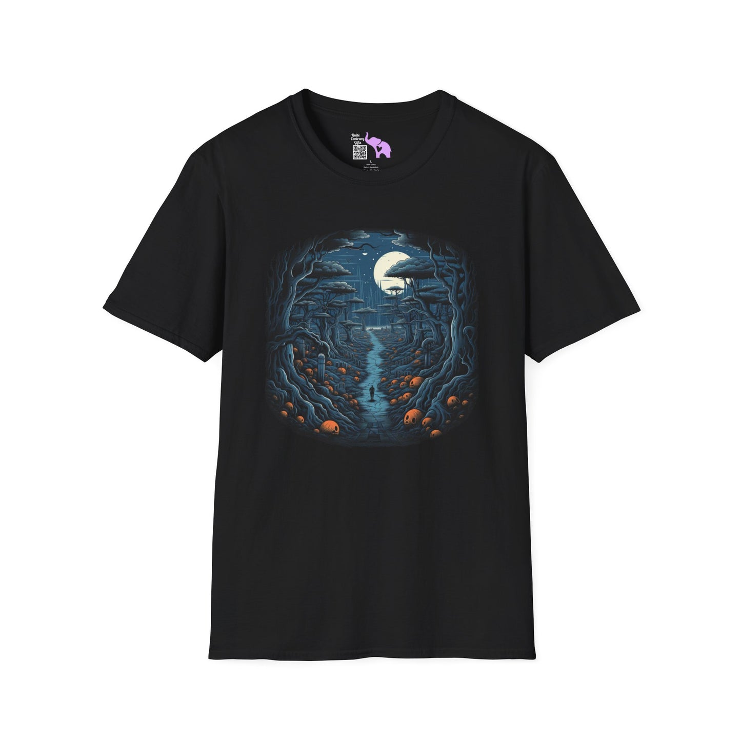 Creepy Cemetery 11 Adult T-shirt