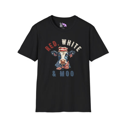 Red, White, & Moo T-shirt