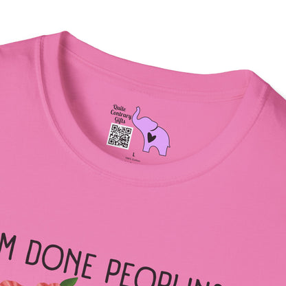I'm Done Peopling Where Are My Books Adult T-shirt