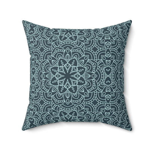 Mandala Midnight Throw Pillow